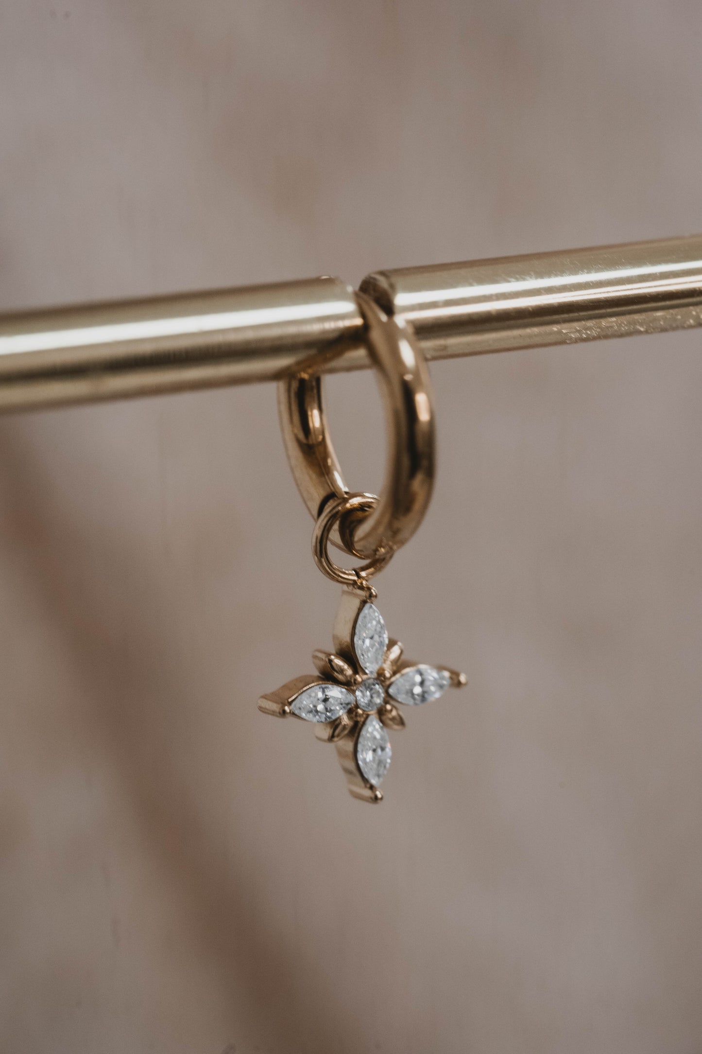 Amsterdam | Boucles d'oreilles en acier inoxydable | Doré