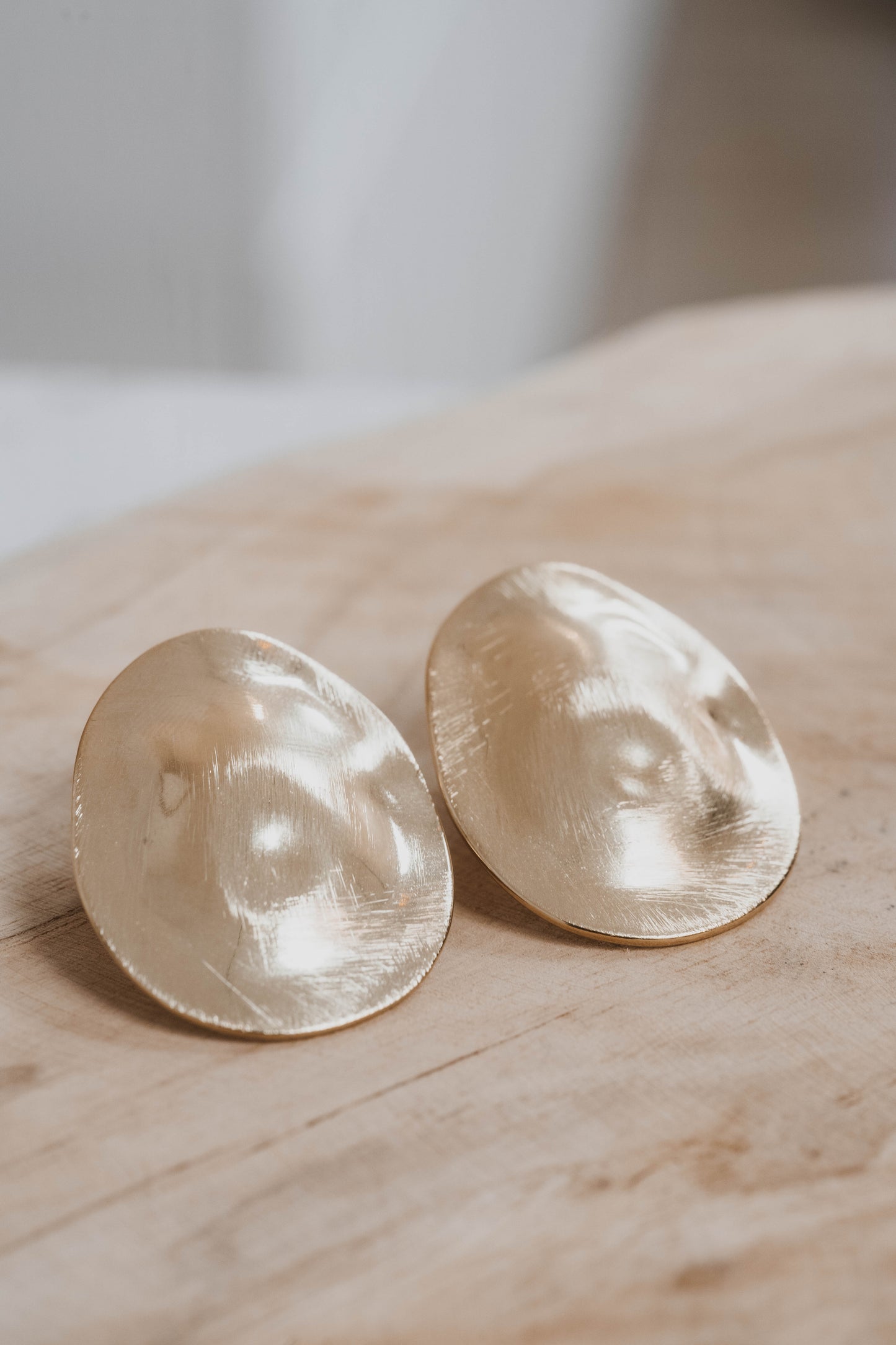 Dénia | Boucles d'oreilles en acier inoxydable | Doré