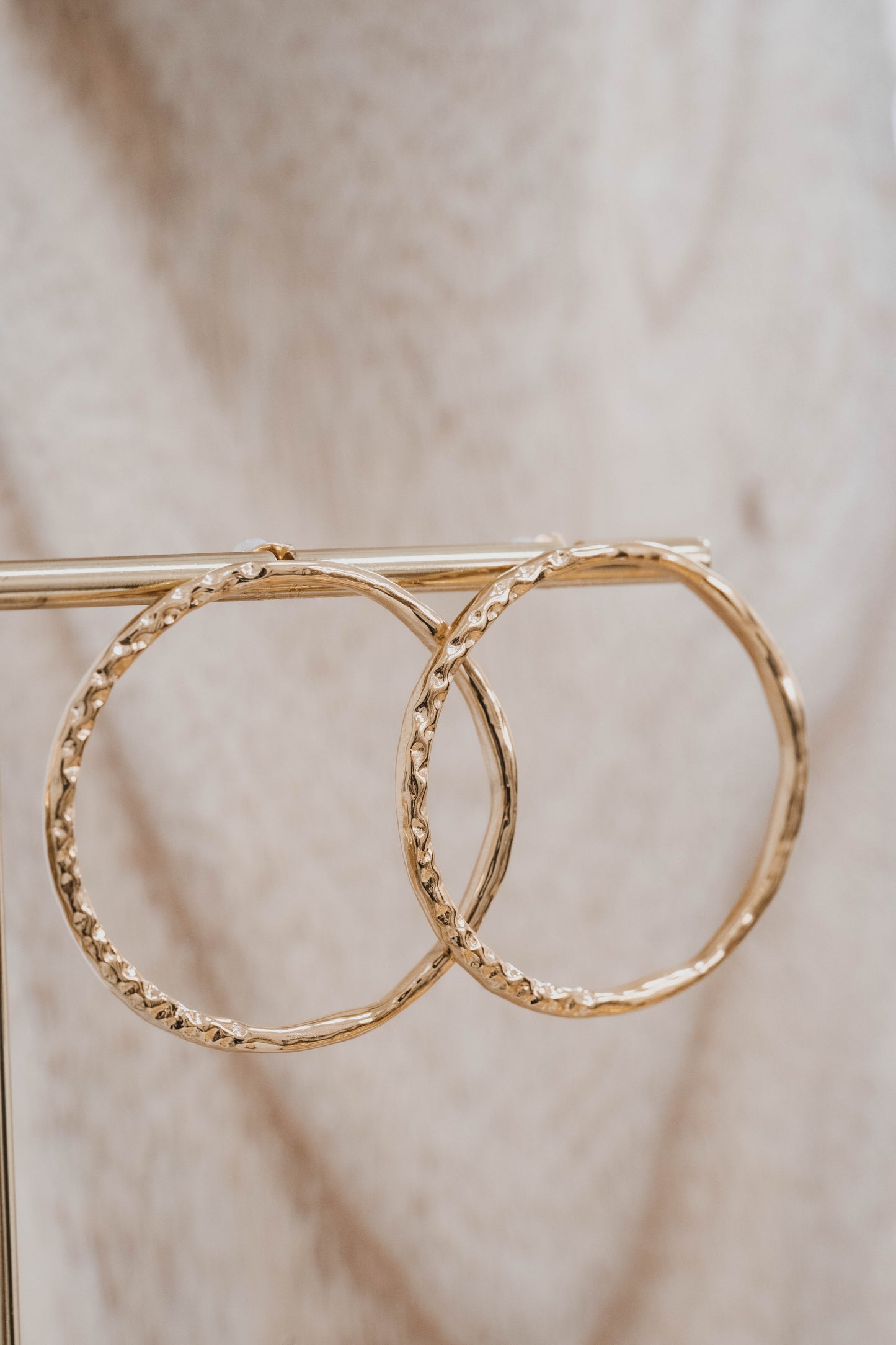 Los Angeles | Boucles d'oreilles en acier inoxydable | Doré