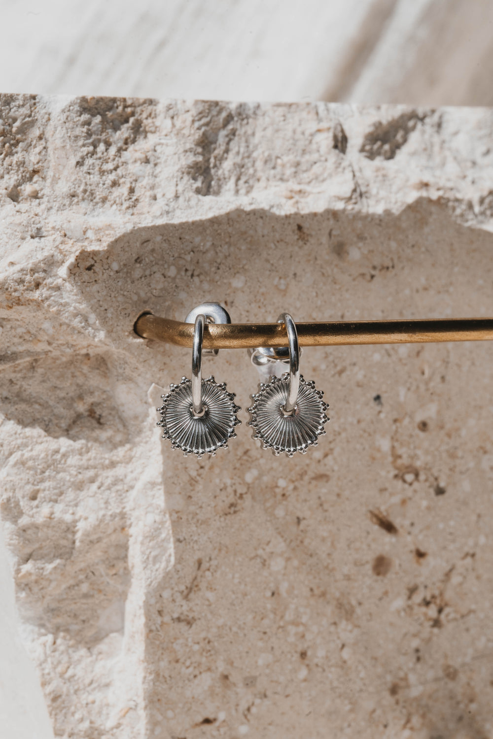 Miami | Boucles d'oreilles / Créoles en acier inoxydable | Argenté