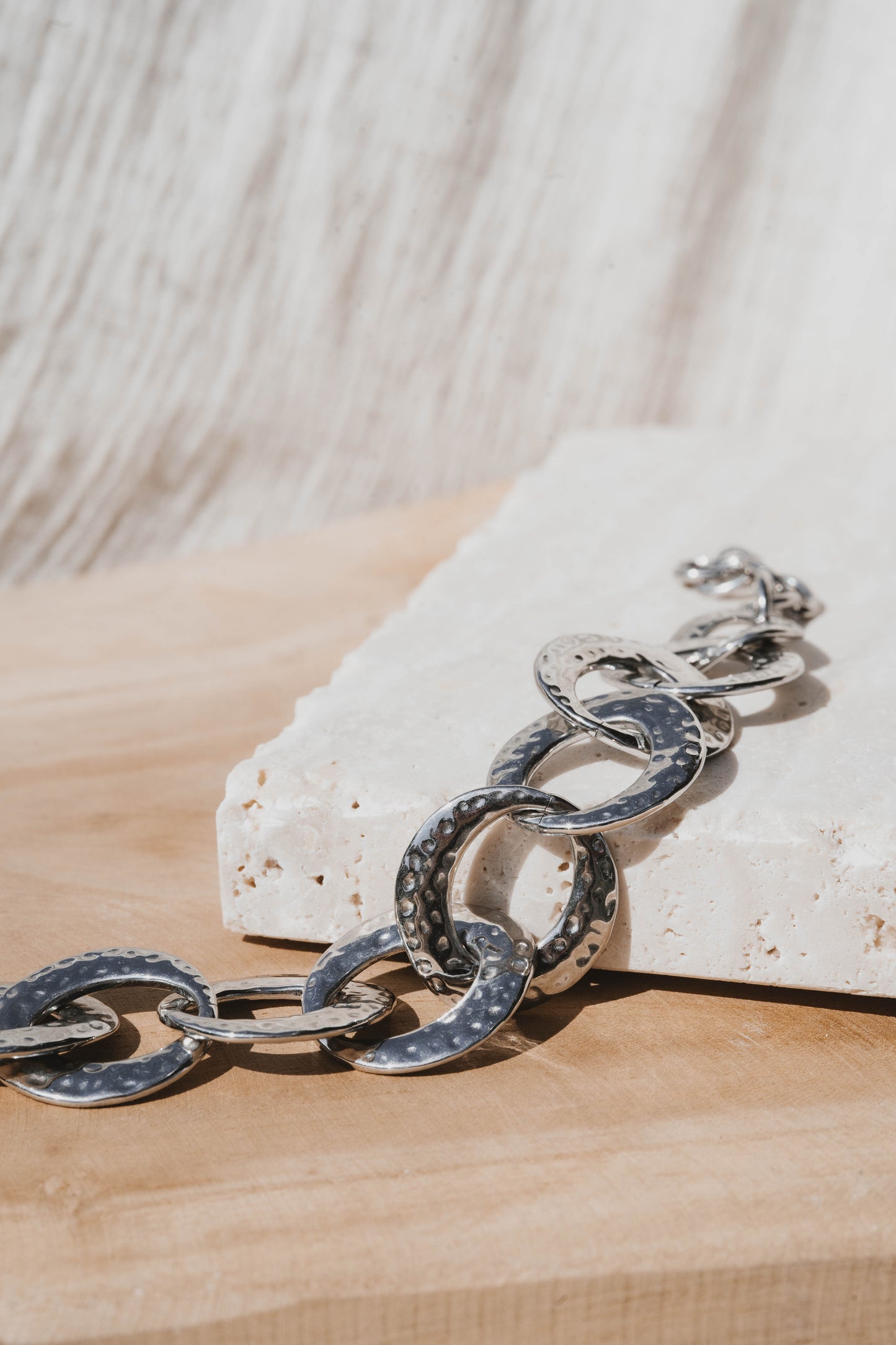 Caracas | Bracelet en acier inoxydable | Argenté