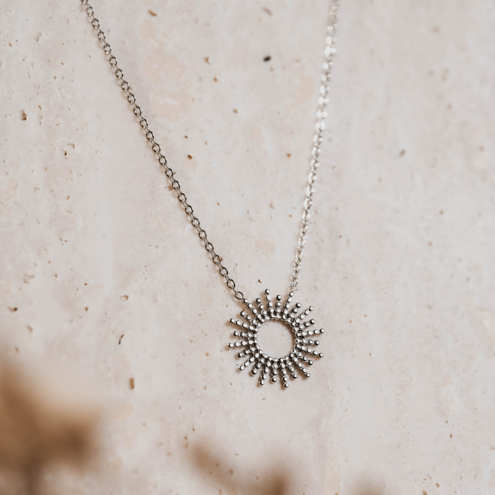 Hélios | Collier en acier inoxydable | Argenté