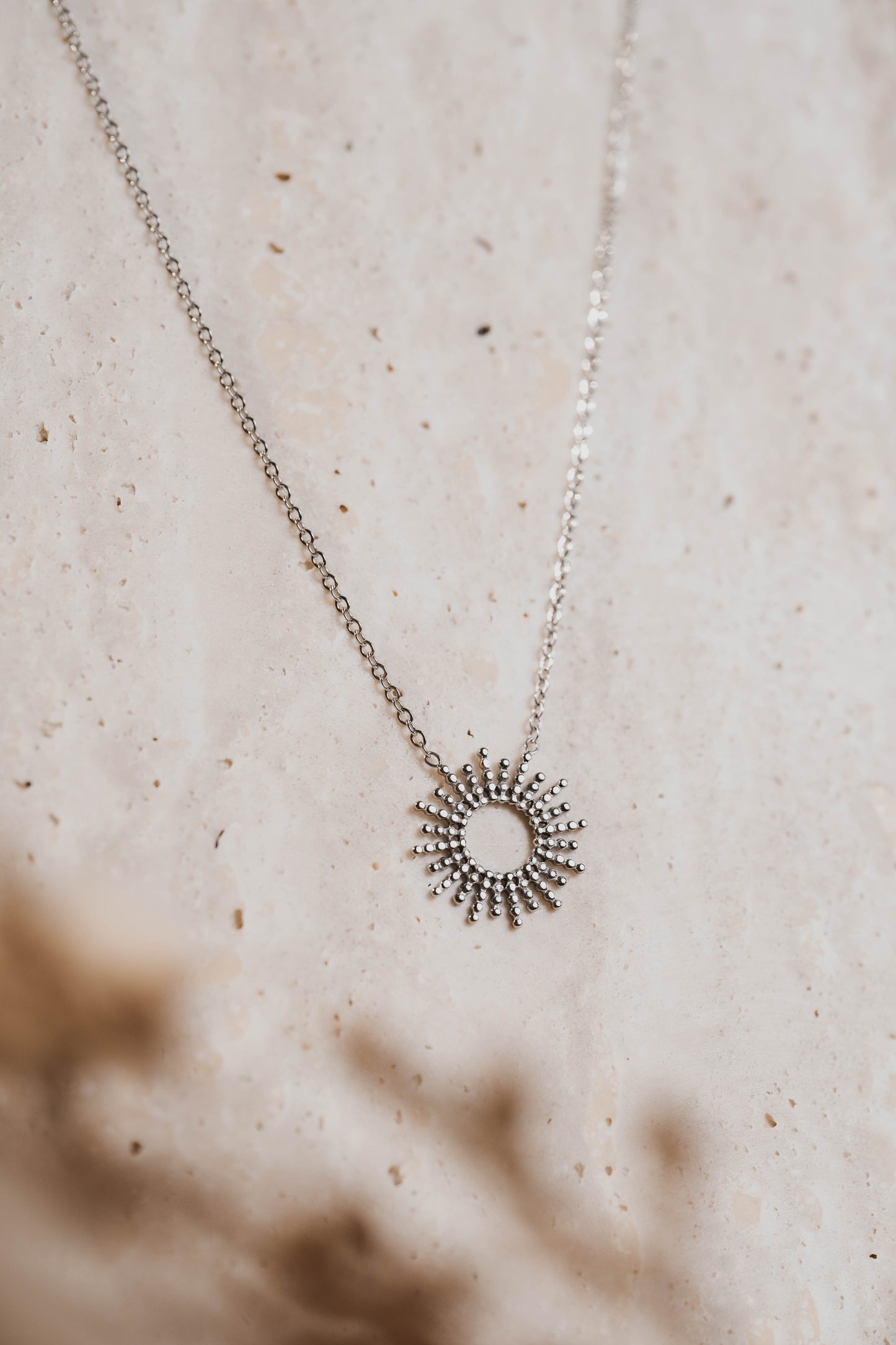 Hélios | Collier en acier inoxydable | Argenté