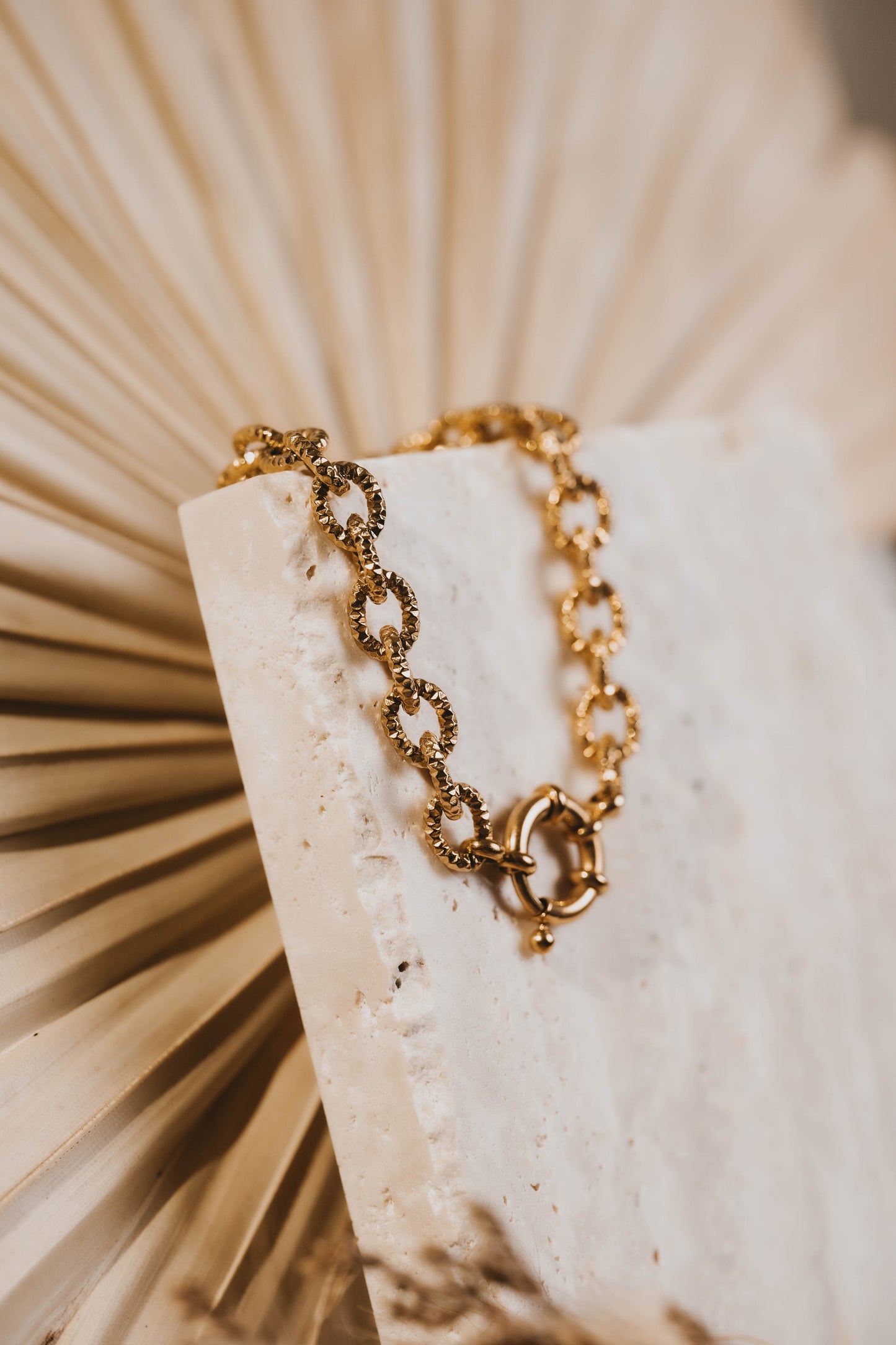 Victoria | Bracelet en acier inoxydable | Doré