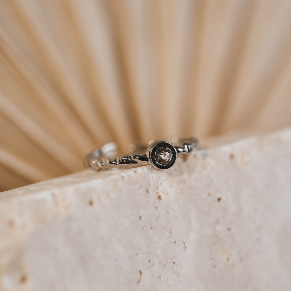 Varsovie | Bague en acier inoxydable | Argenté