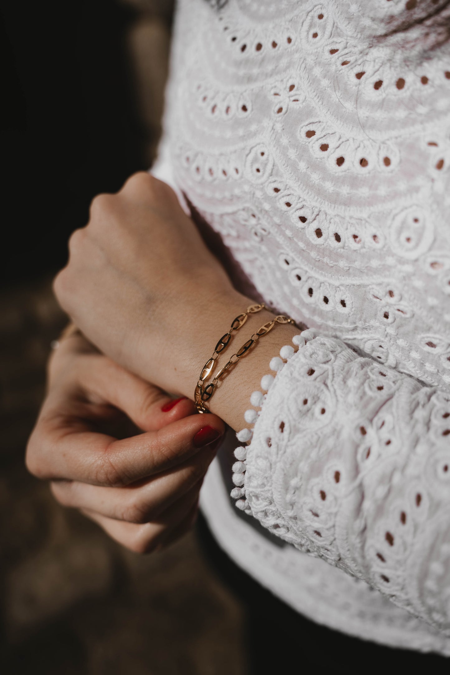 Quimper | Bracelet en acier inoxydable | Doré