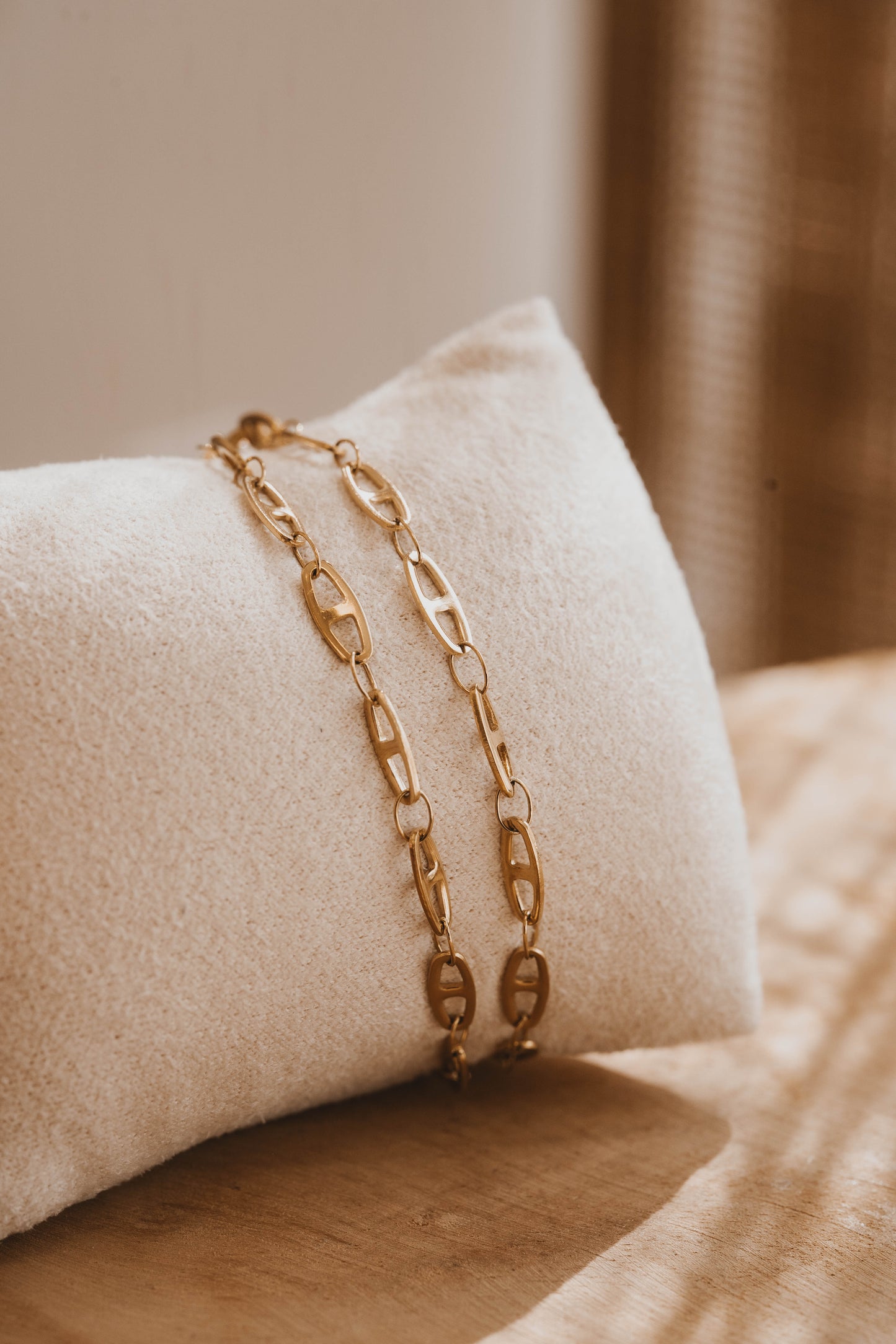 Quimper | Bracelet en acier inoxydable | Doré
