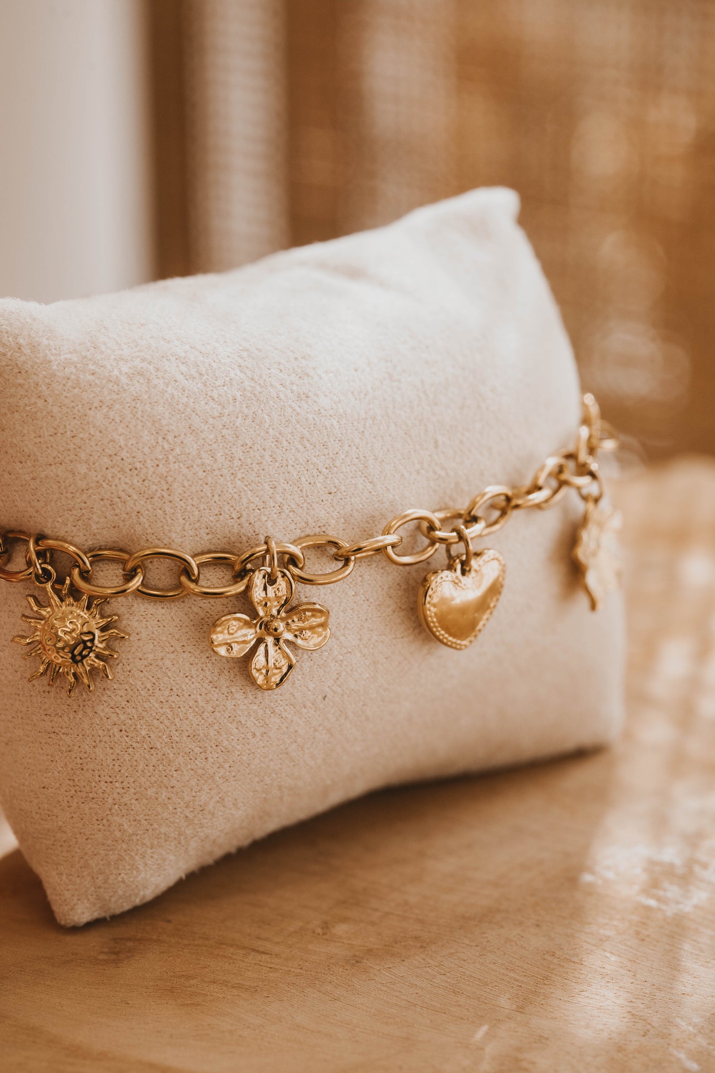 San Sebastian | Bracelet en acier inoxydable | Doré