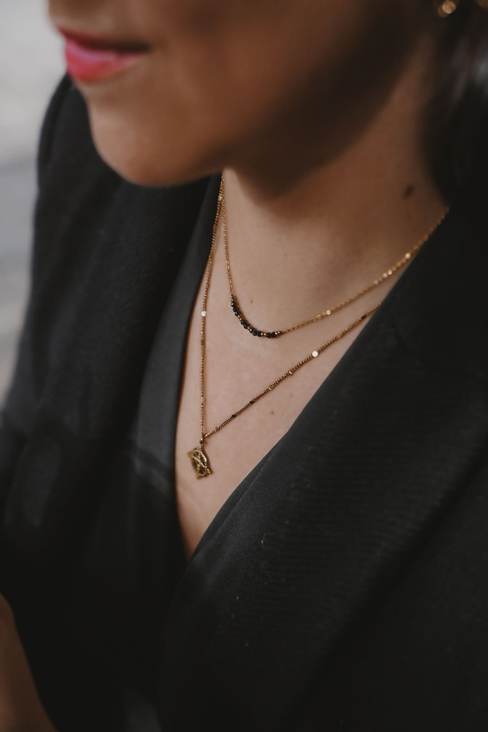 Vatican | Collier en acier inoxydable | Doré