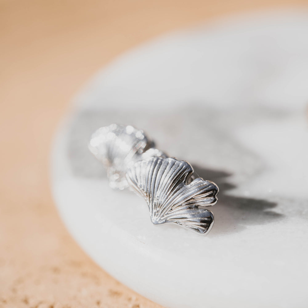 
                      
                        Es Vedra | Boucles d'oreilles / puces en acier inoxydable | Argenté
                      
                    