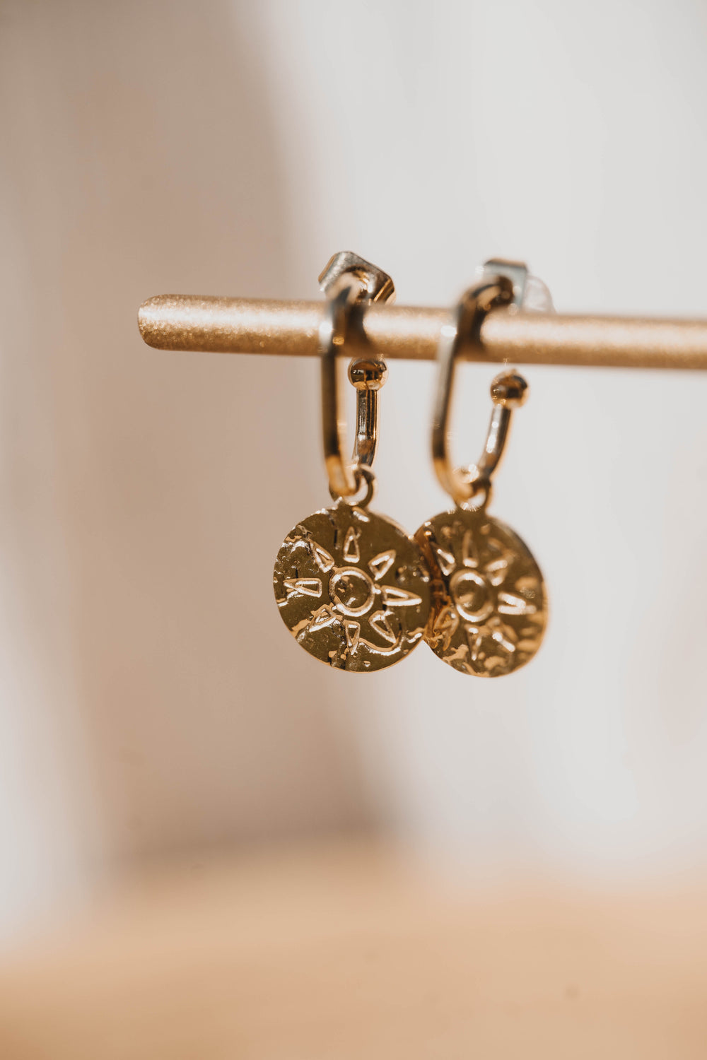 Skye | Boucles d'oreilles en acier inoxydable | Doré