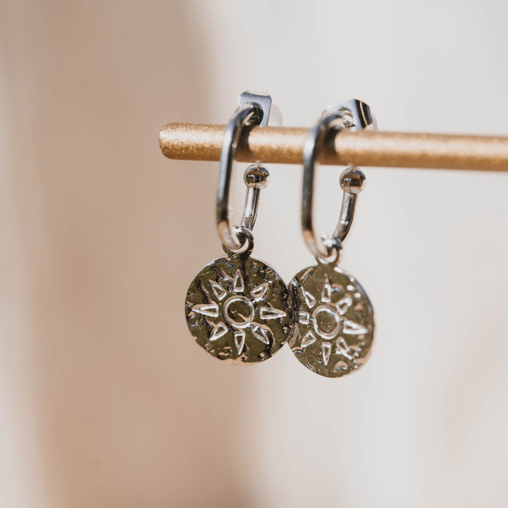 Skye | Boucles d'oreilles en acier inoxydable | Argenté