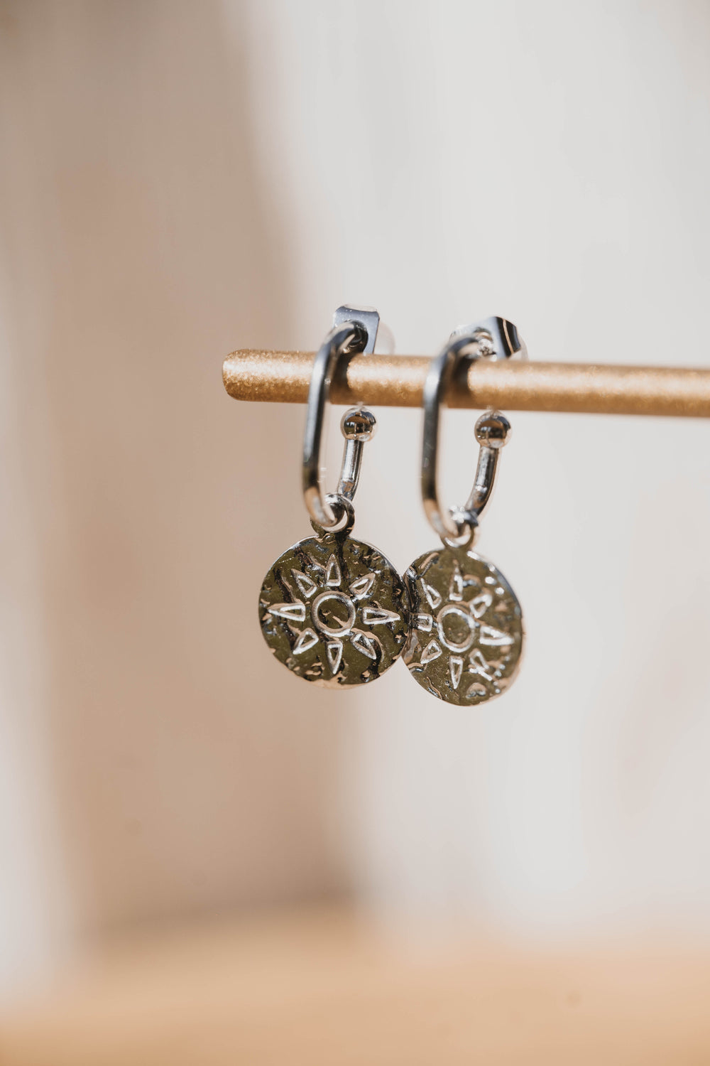 Skye | Boucles d'oreilles en acier inoxydable | Argenté