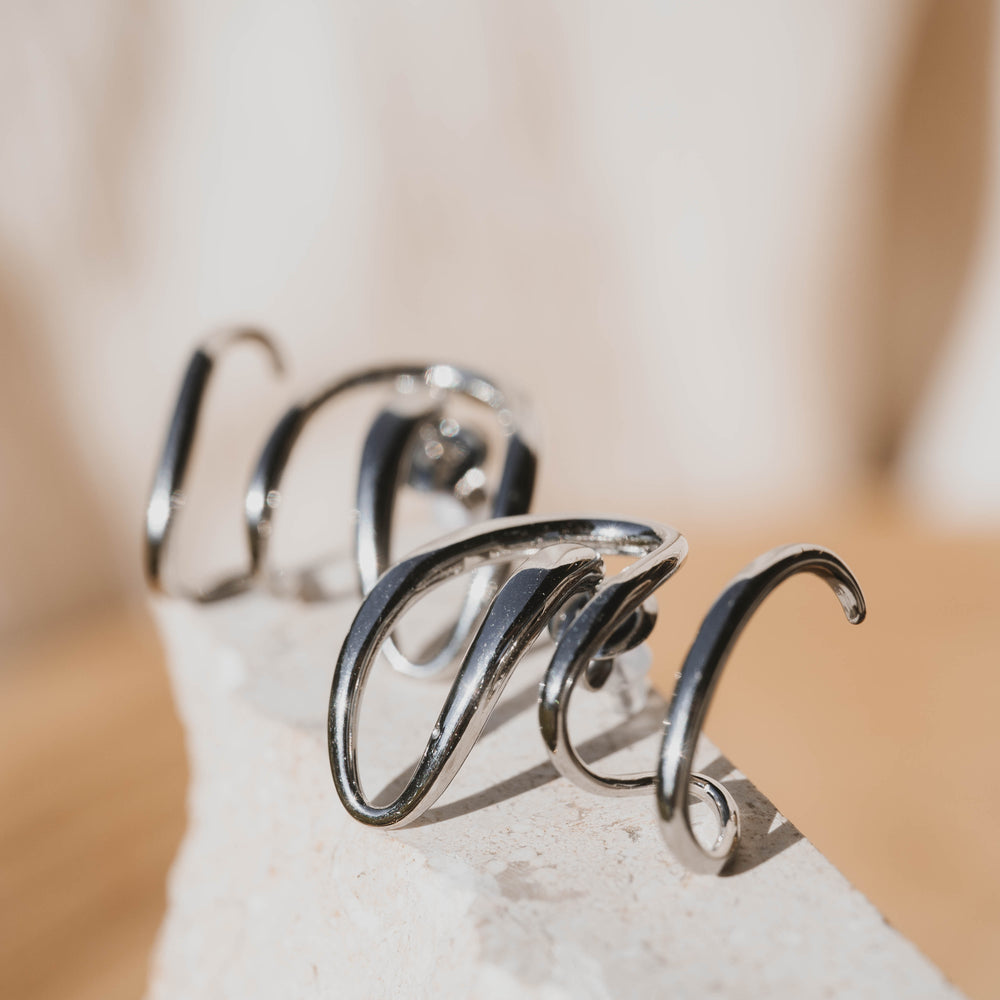 
                      
                        Nottingham | Boucles d'oreilles / puces en acier inoxydable | Argenté
                      
                    