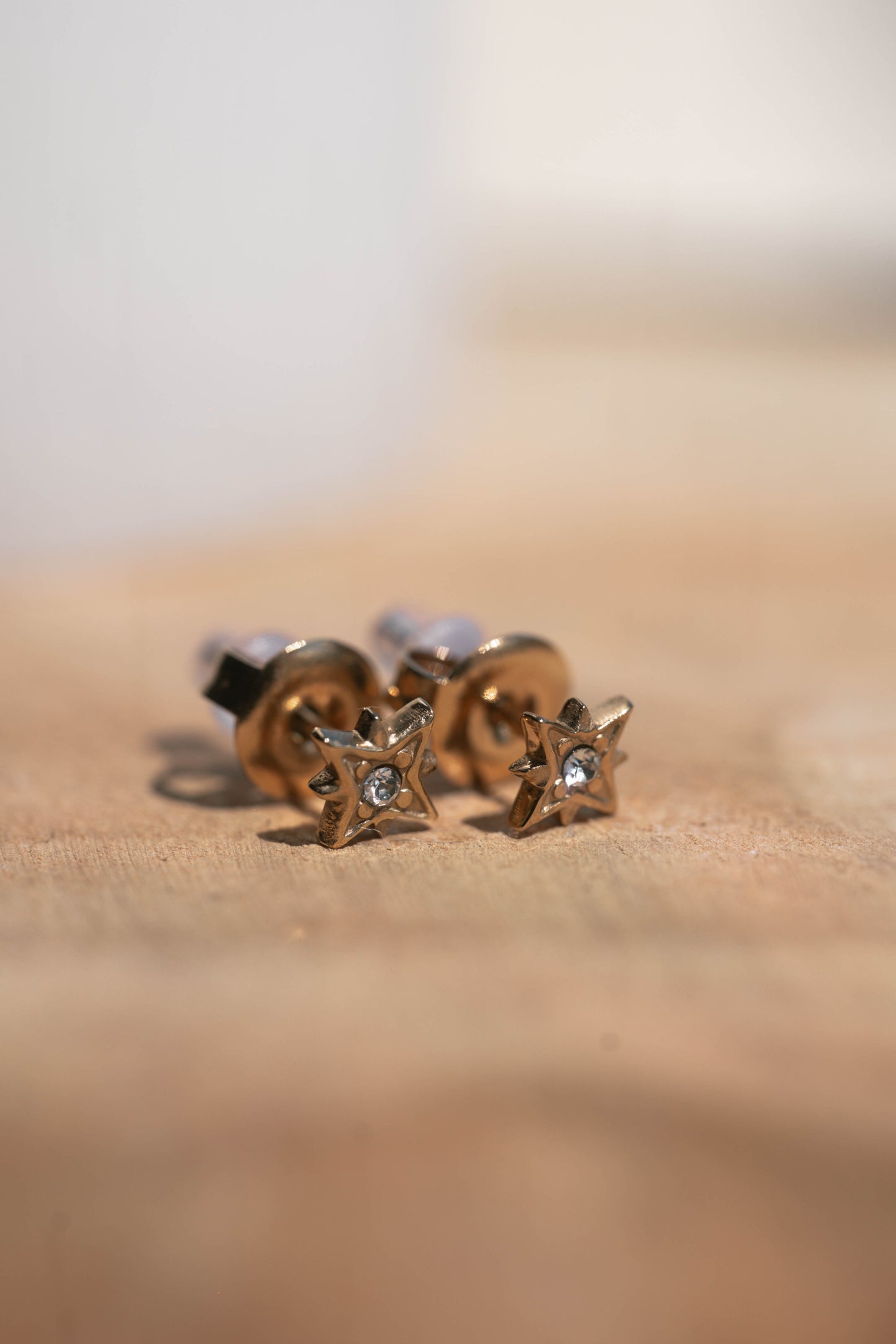 Sarajevo | Boucles d'oreilles en acier inoxydable | Doré