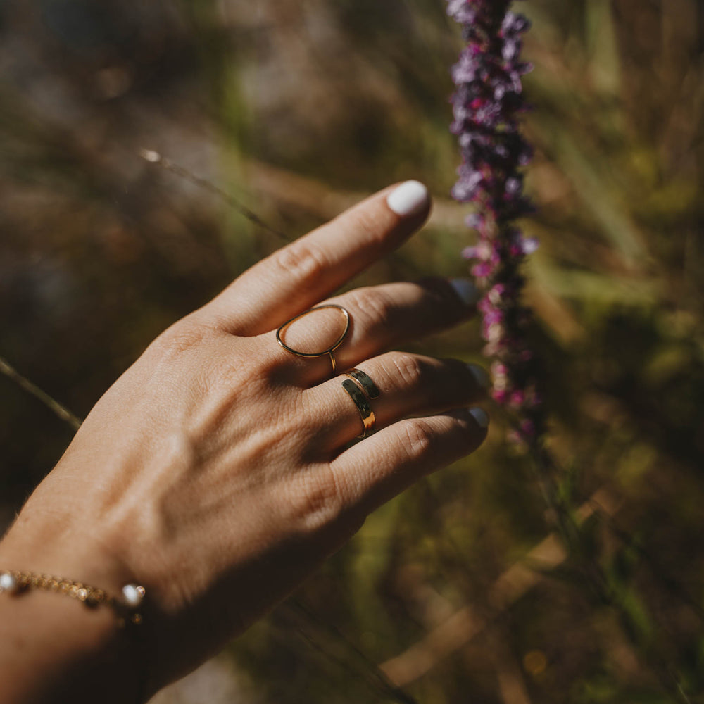 
                      
                        Bague acier inoxydable - Médan - Doré
                      
                    