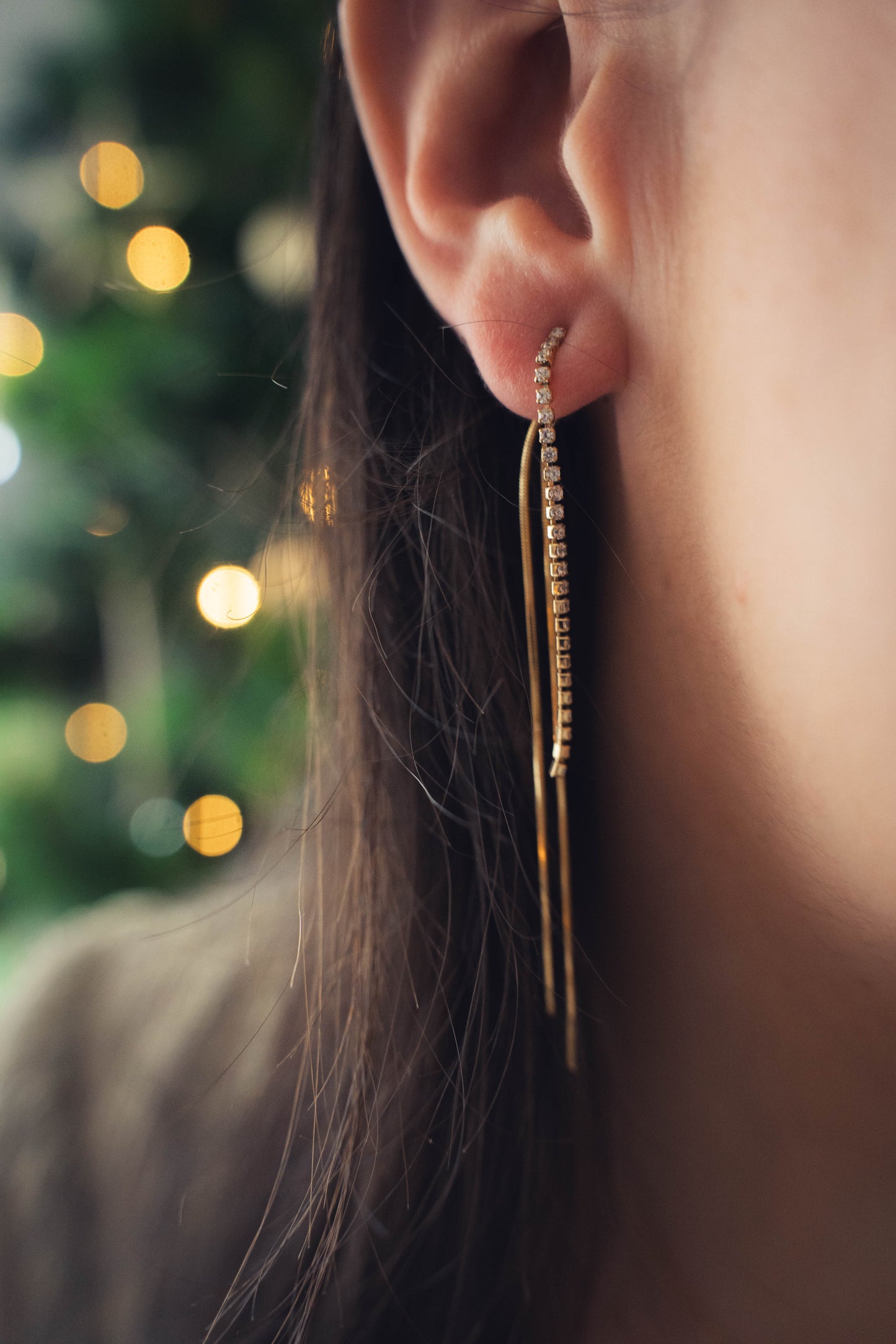 Dallas | Boucles d'oreilles en acier inoxydable | Doré