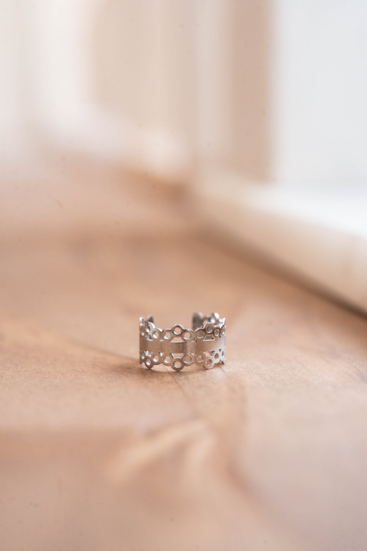Casablanca | Bague d'oreille / earcuff en acier inoxydable | Argenté