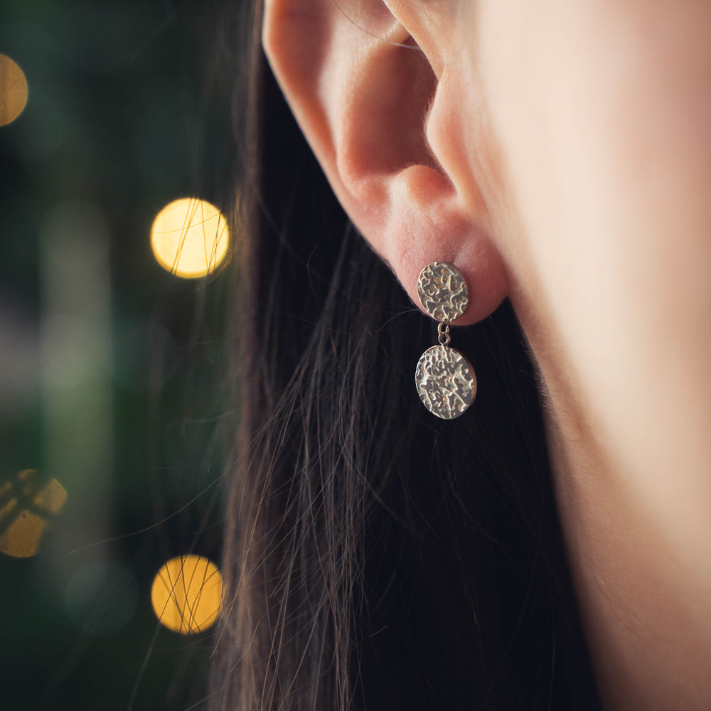 Salerne | Boucles d'oreilles en acier inoxydable | Argenté