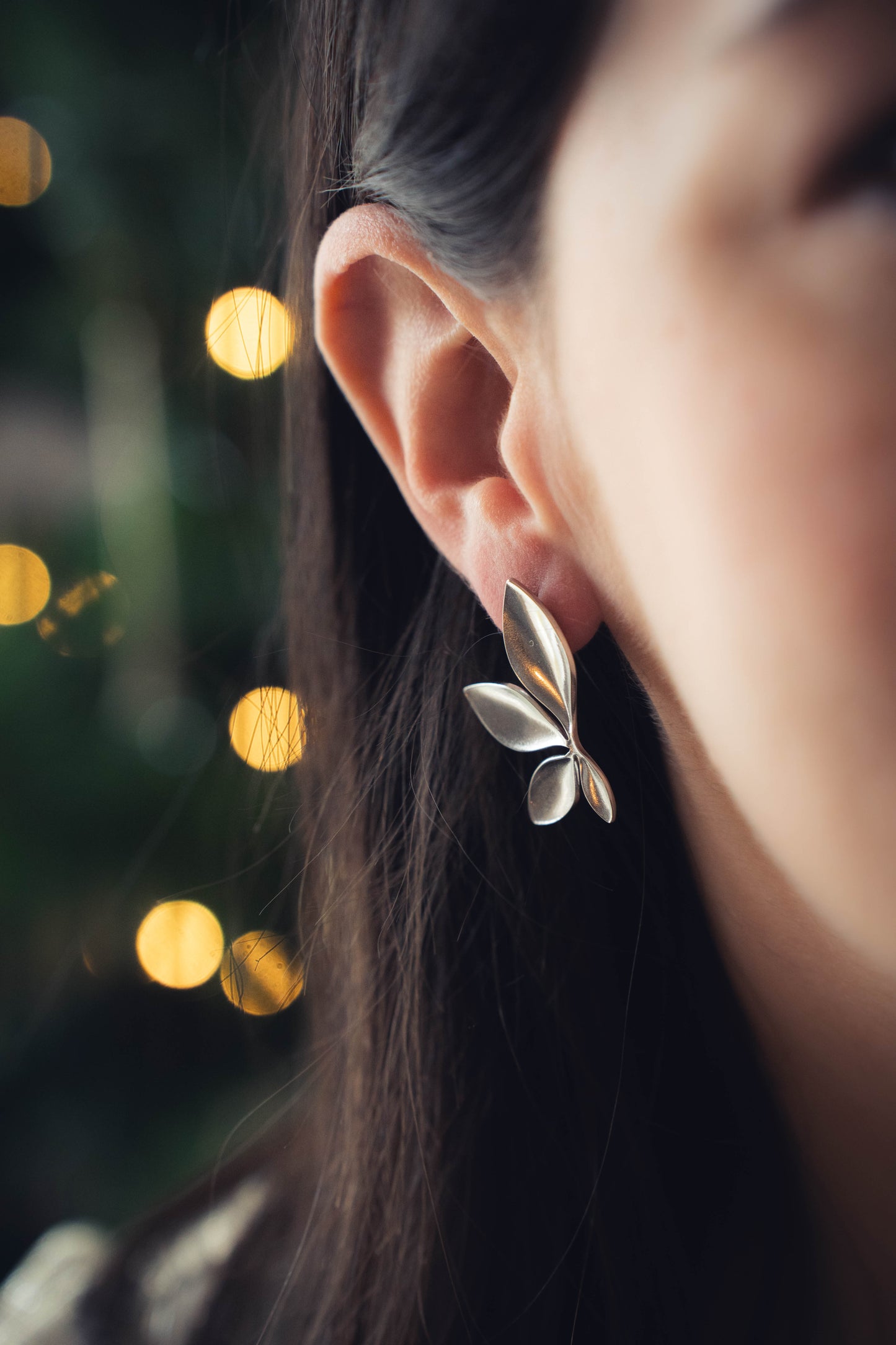 Lampeduza | Boucles d'oreilles en acier inoxydable | Argenté