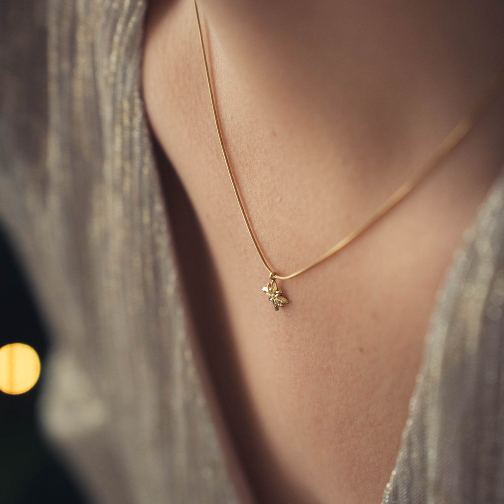 Sirius | Collier en acier inoxydable | Doré