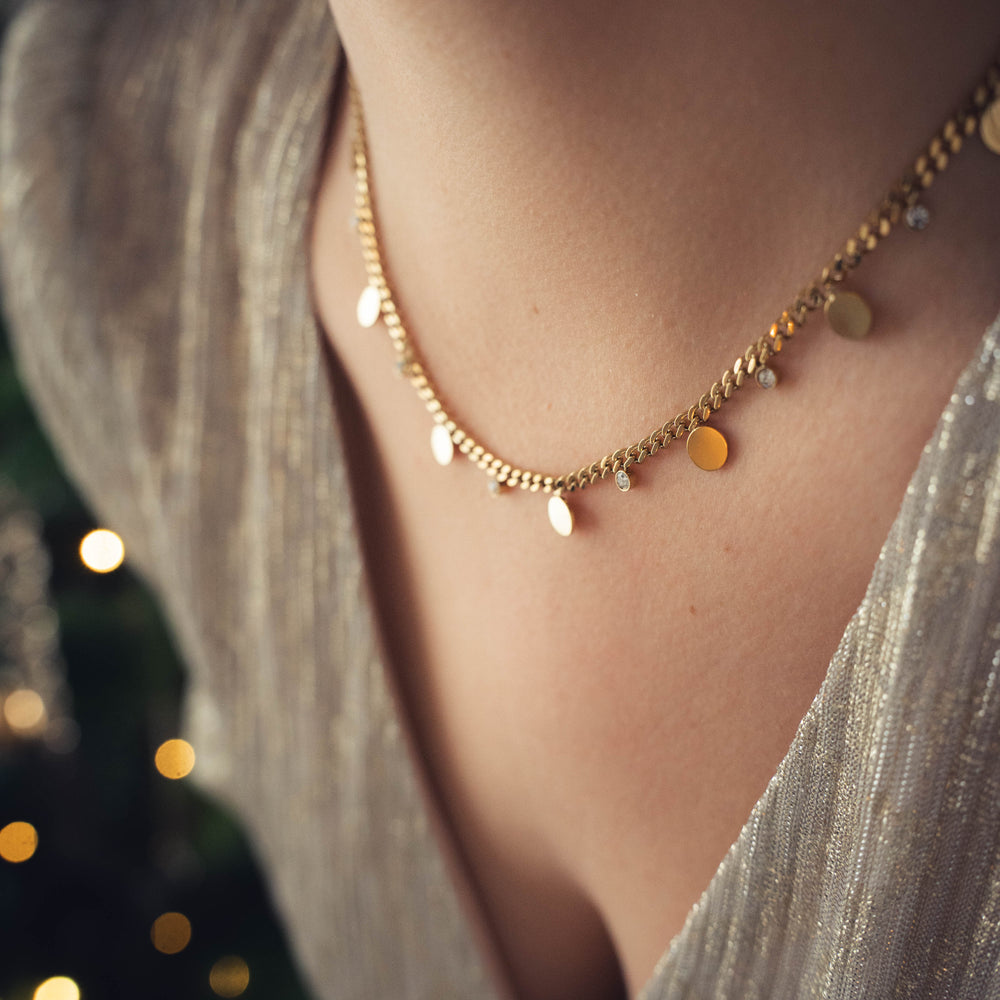 Erevan | Collier en acier inoxydable | Doré