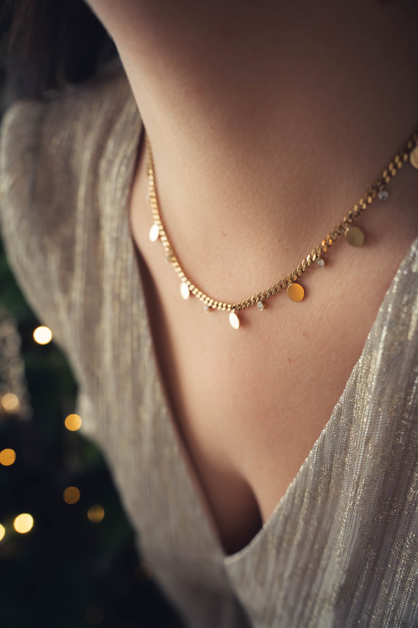 Erevan | Collier en acier inoxydable | Doré