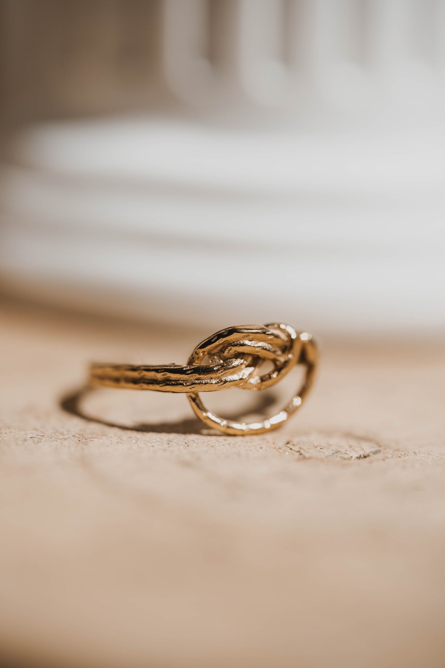 Bergamo | Bague en acier inoxydable | Doré