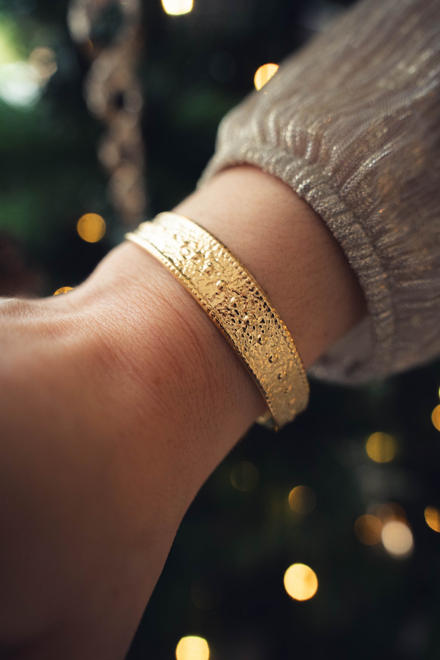 Kampala | Bracelet / Jonc en acier inoxydable | Doré