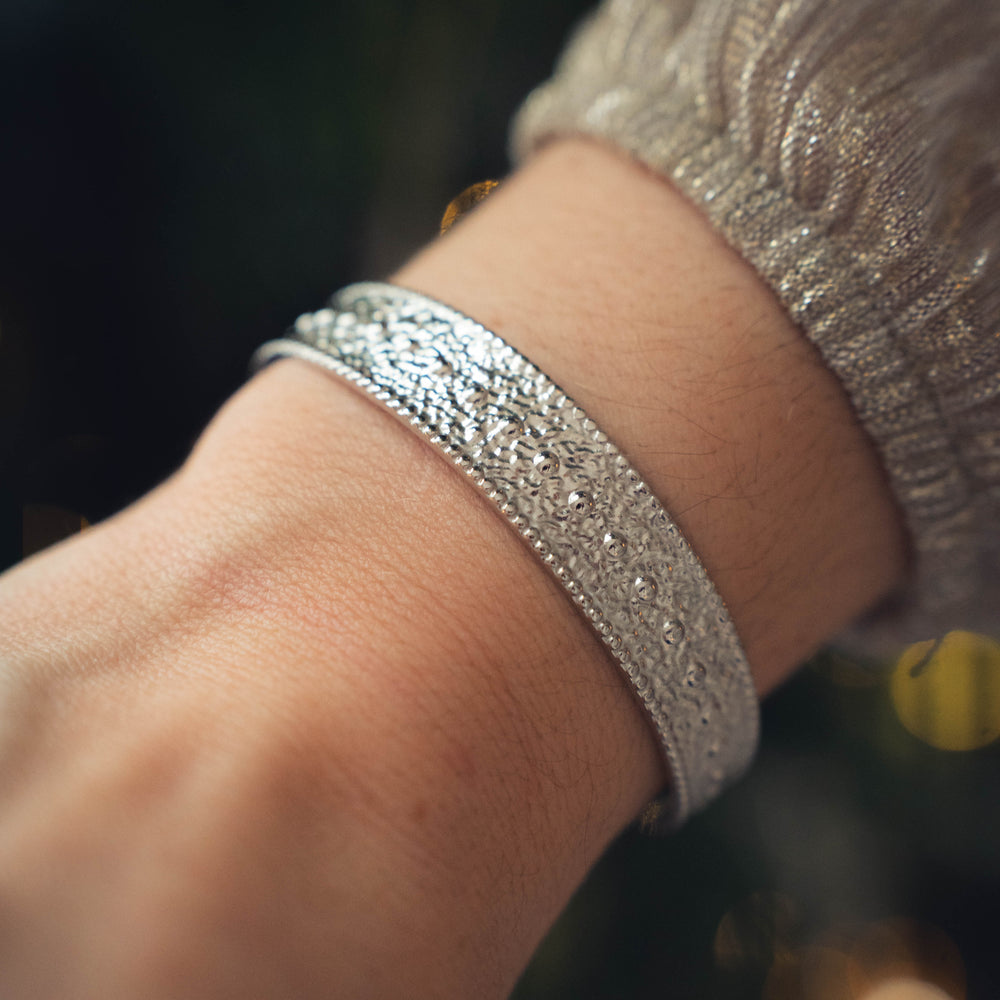 Kampala | Bracelet / jonc en acier inoxydable | Argenté