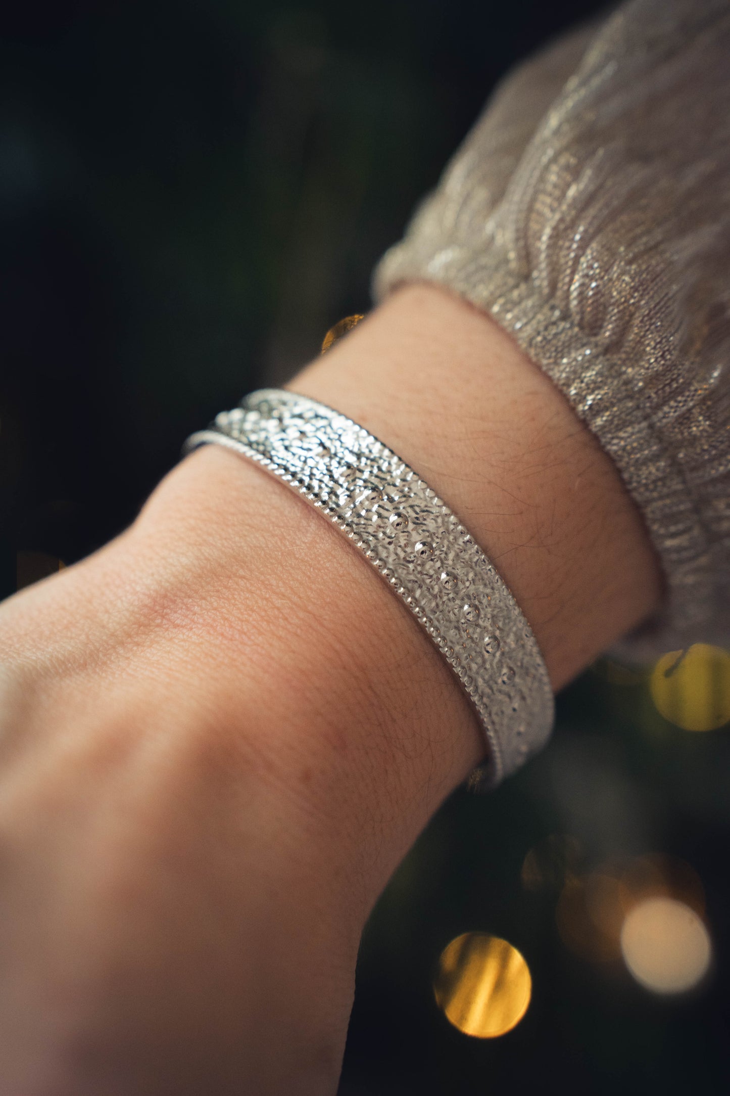 Kampala | Bracelet / jonc en acier inoxydable | Argenté