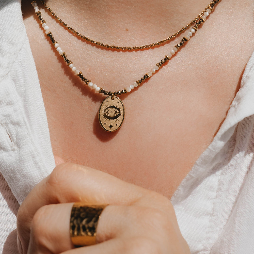 
                      
                        Bacalar | Collier en acier inoxydable | Doré
                      
                    